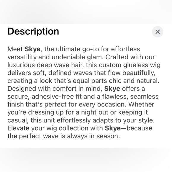 Premium virgin deep wave hair wig - Picture 9 of 10